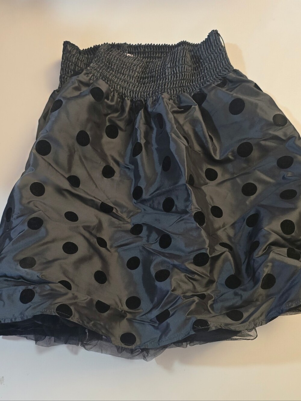 Children's polka dot skirt